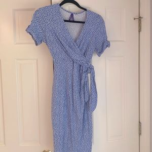 Seraphine Maternity Dress Periwinkle